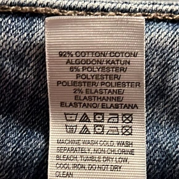 Lucky Brand Jeans Woman’s Size 20W Emma Straight Medium Wash Distressed Stretch - Picture 11 of 11